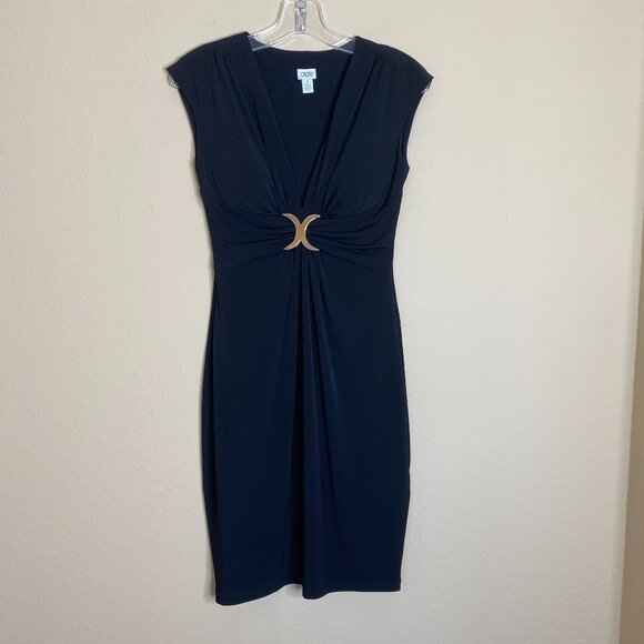 cache sheath sleeveless cap sleeve dress - Picture 1 of 3